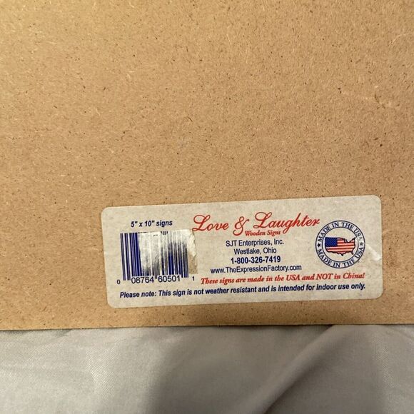 Two Love And Laughter A House Is Not A Home Without A Bichon Plaque 5” By 10” - Picture 10 of 10